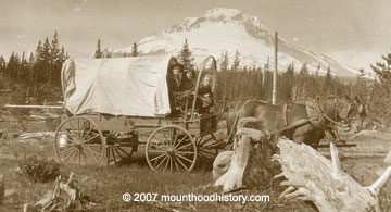 Wagon at Government Camp