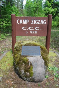 CCC Sign at Zigzag