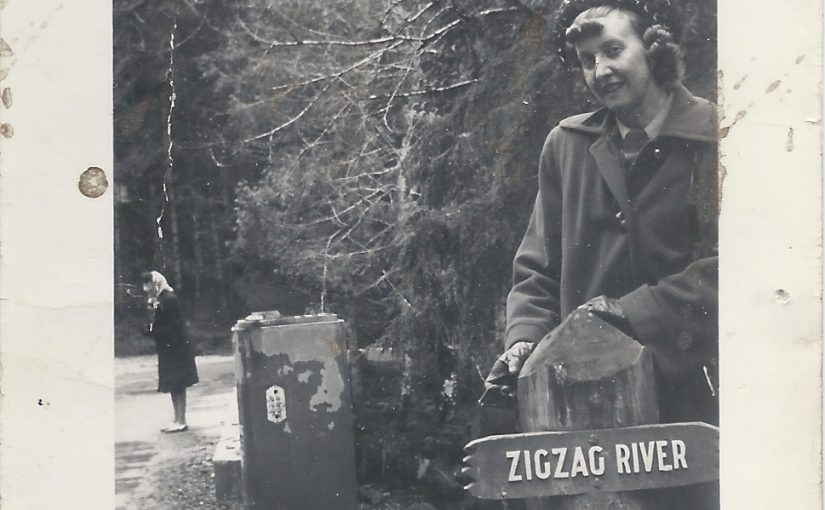 Zigzag River near Rhododendron Oregon – 1948