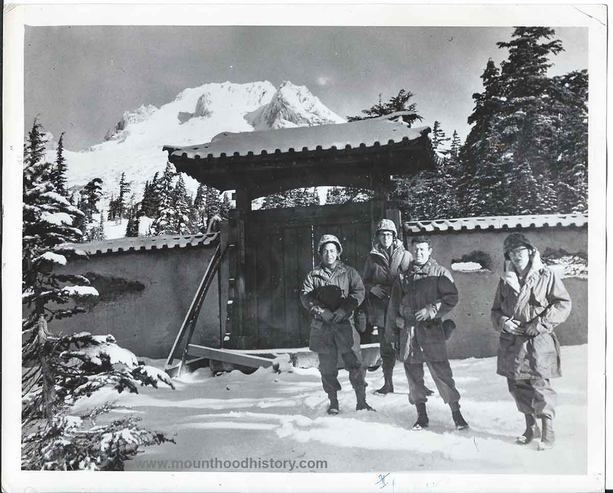 "All The Young Men" movie extras on Mt Hood