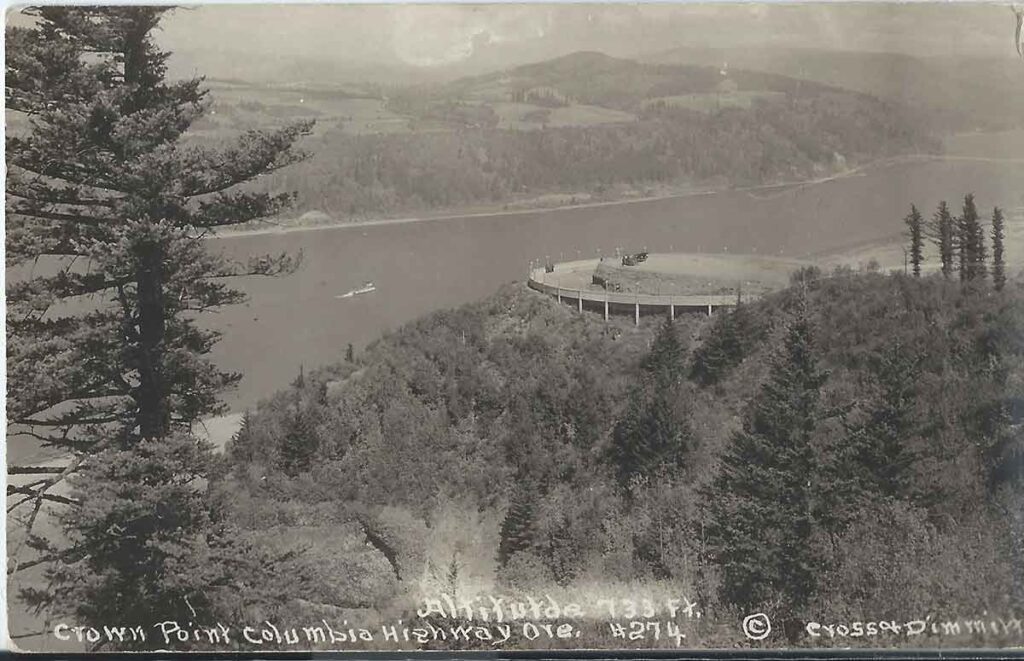 Cross and Dimmit Columbia River Highway Postcard