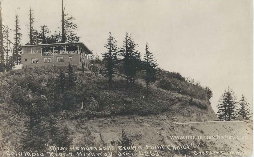 Mrs M.E. Henderson’s Crown Point Chalet