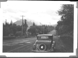 Mount Hood Highway at Alder Creek 1939