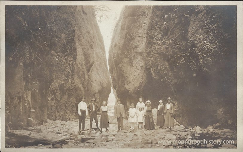 A Day at Oneonta Gorge circa 1910