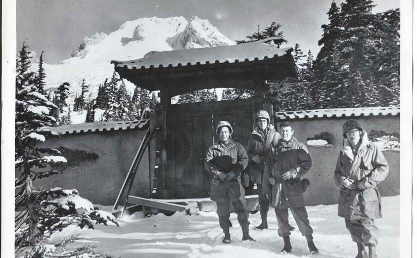 "All The Young Men" movie extras on Mt Hood