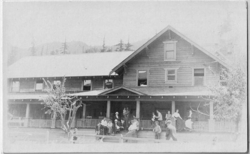 Guests at Tawney's Hotel, Welches Oregon